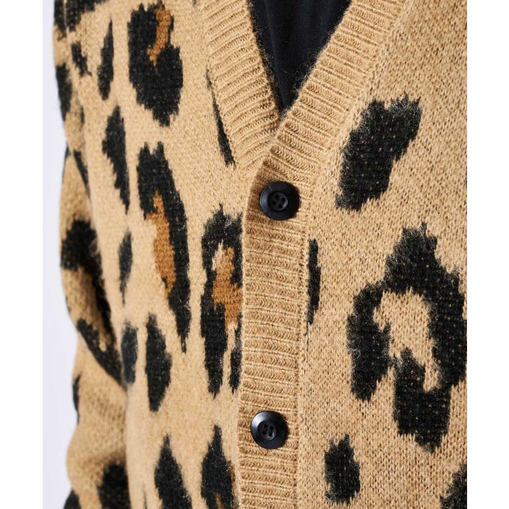 モヘアタッチ総柄カーディガン | REGIEVO | 詳細画像34 