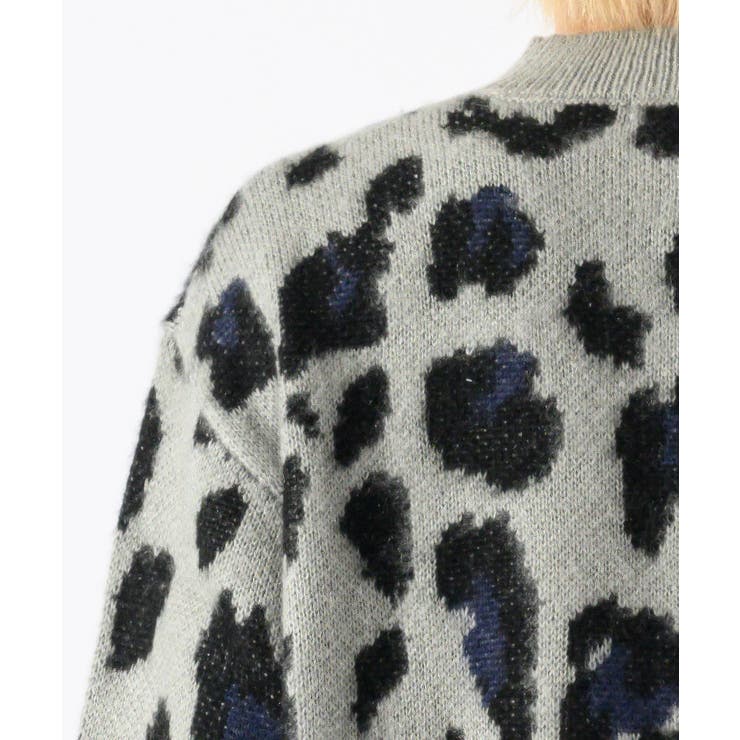 モヘアタッチ総柄カーディガン | REGIEVO | 詳細画像35 