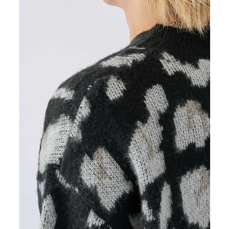 モヘアタッチ総柄カーディガン | REGIEVO | 詳細画像37 