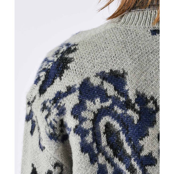 モヘアタッチ総柄カーディガン | REGIEVO | 詳細画像39 