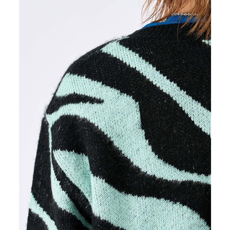 モヘアタッチ総柄カーディガン | REGIEVO | 詳細画像41 