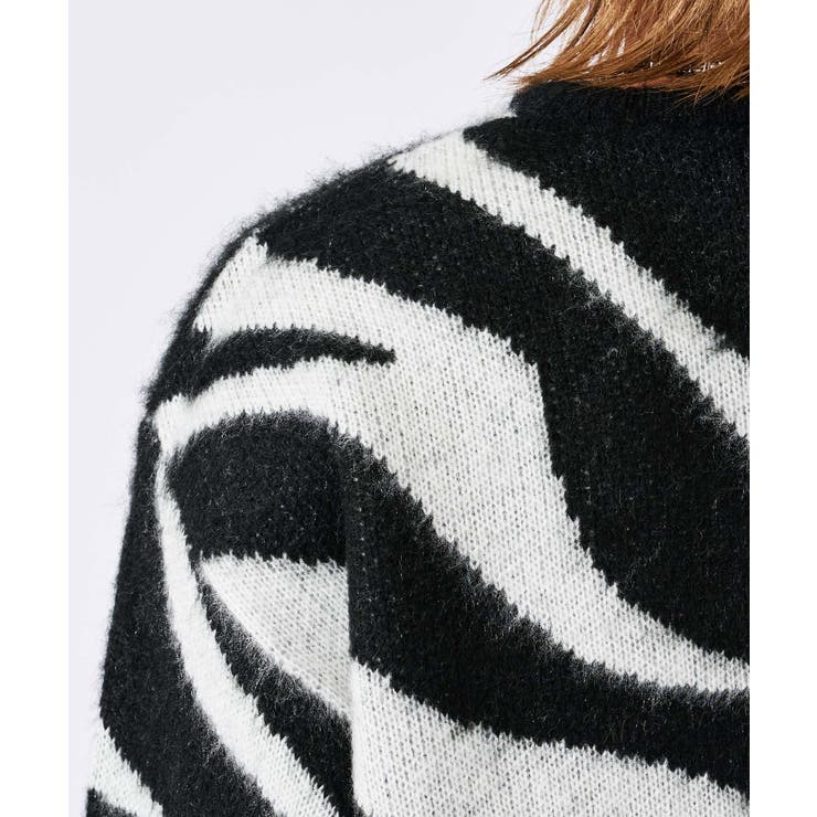 モヘアタッチ総柄カーディガン | REGIEVO | 詳細画像42 