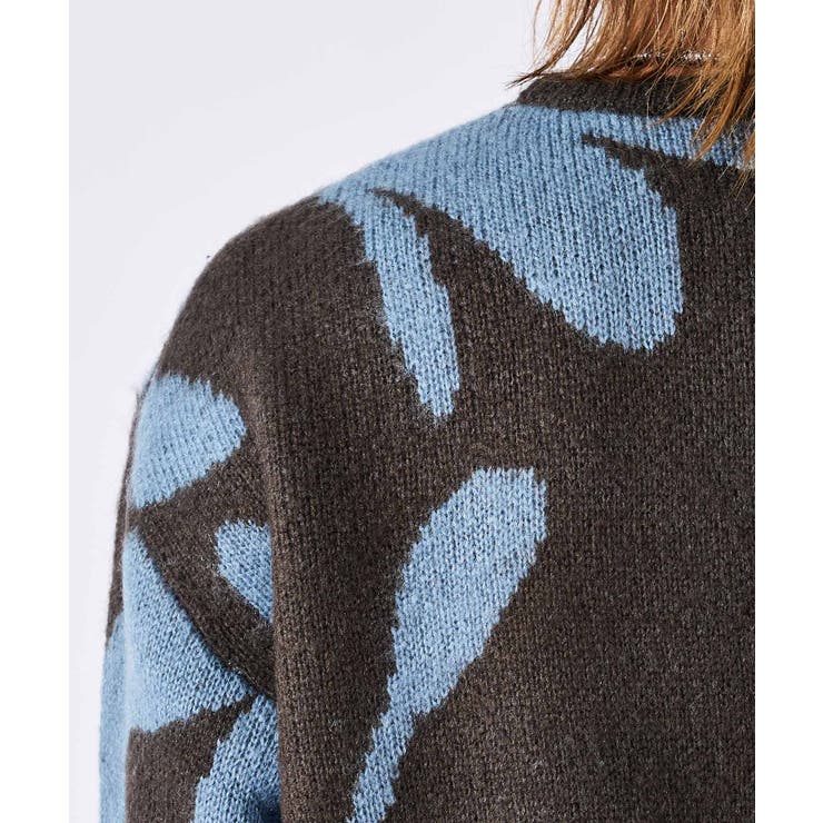 モヘアタッチ総柄カーディガン | REGIEVO | 詳細画像43 