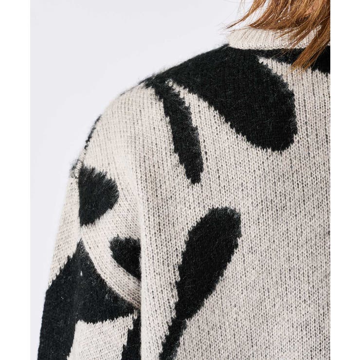 モヘアタッチ総柄カーディガン | REGIEVO | 詳細画像44 