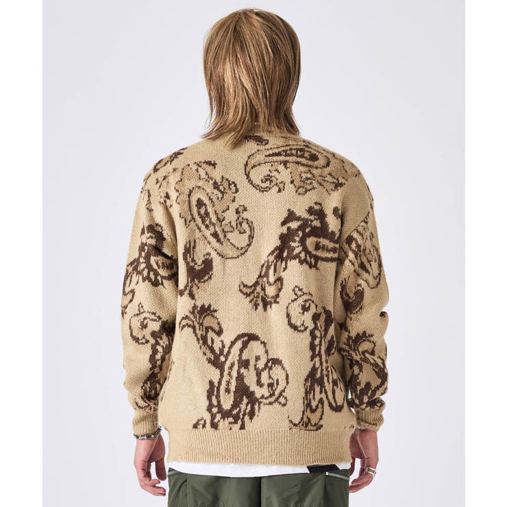 モヘアタッチ総柄カーディガン | REGIEVO | 詳細画像13 