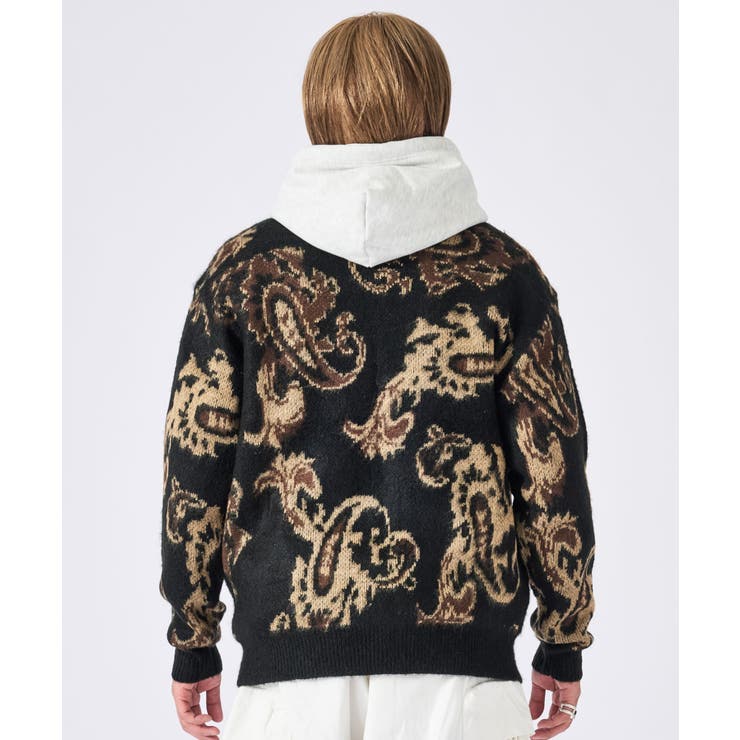 モヘアタッチ総柄カーディガン | REGIEVO | 詳細画像19 