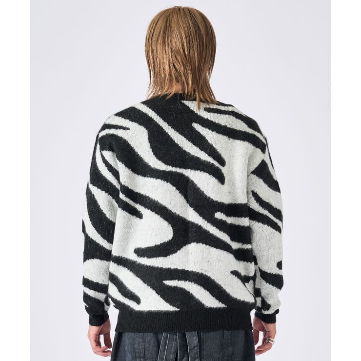 モヘアタッチ総柄カーディガン | REGIEVO | 詳細画像25 