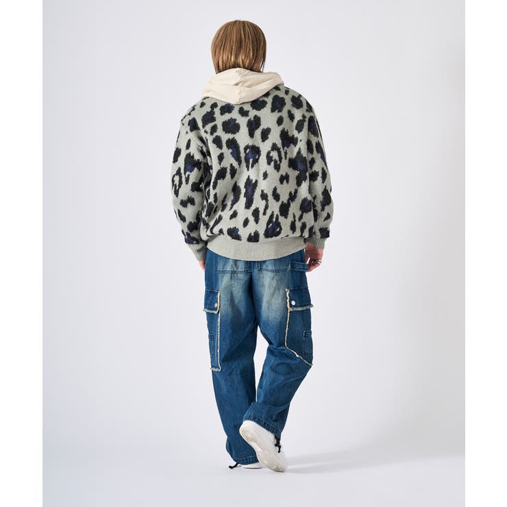 モヘアタッチ総柄カーディガン | REGIEVO | 詳細画像50 