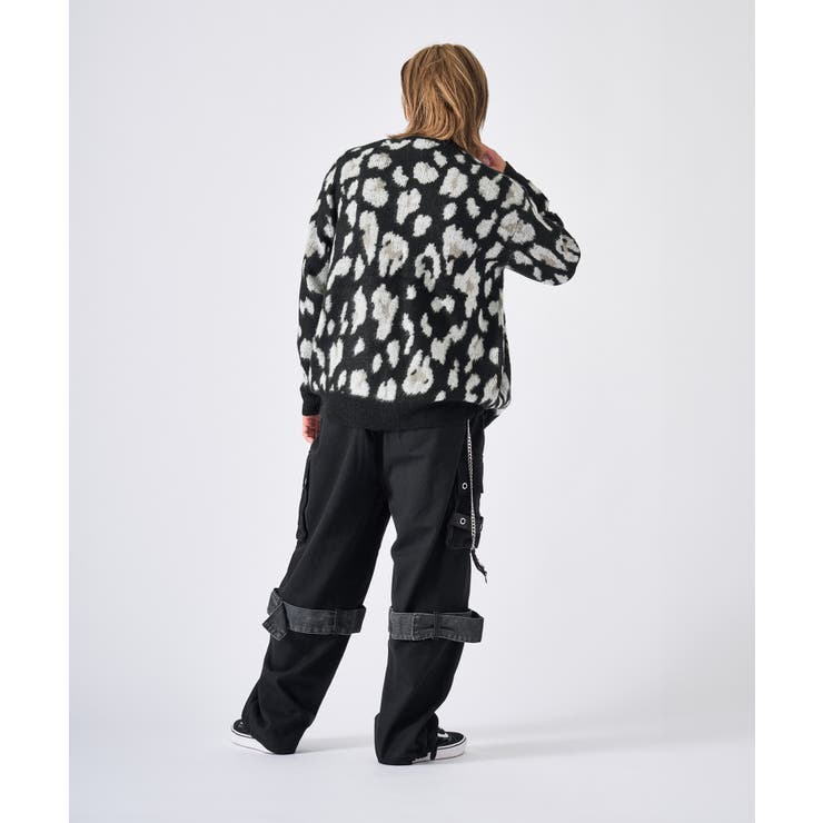 モヘアタッチ総柄カーディガン | REGIEVO | 詳細画像53 