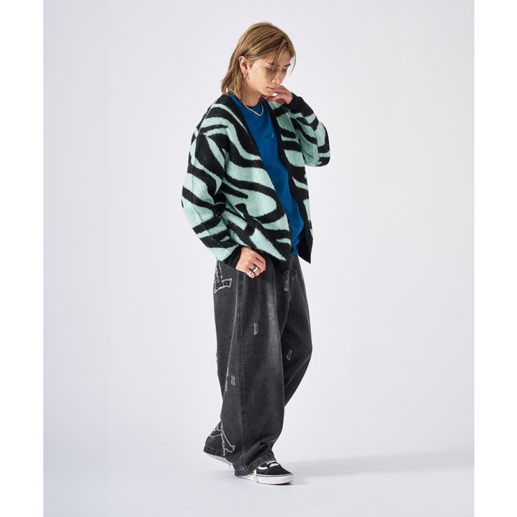 モヘアタッチ総柄カーディガン | REGIEVO | 詳細画像64 