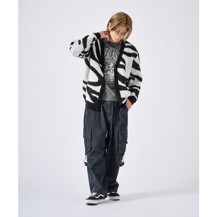 モヘアタッチ総柄カーディガン | REGIEVO | 詳細画像66 