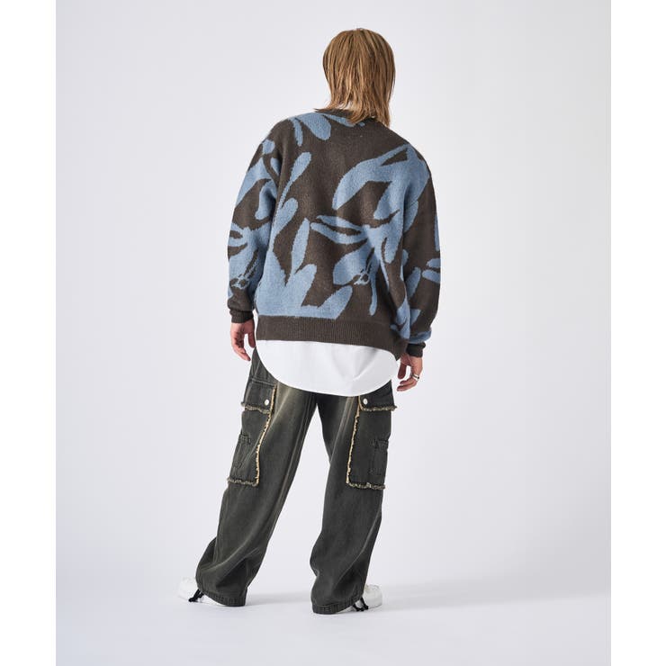 モヘアタッチ総柄カーディガン | REGIEVO | 詳細画像71 