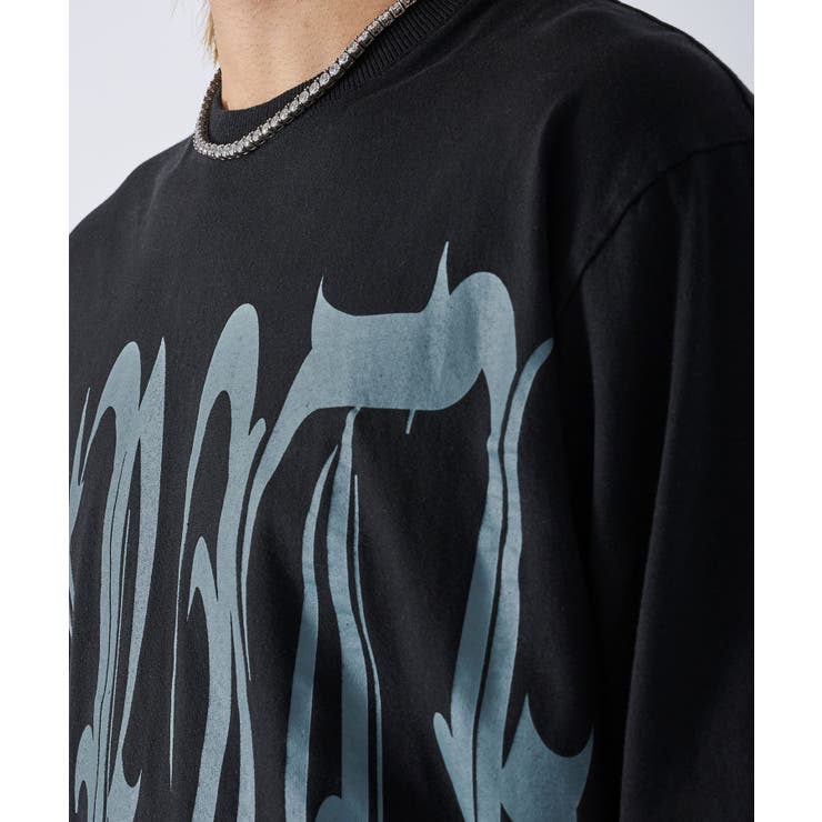ロンT メンズ ビッグロゴ 長袖Tシャツ ストリート系 オーバーサイズ | REGIEVO | 詳細画像11 