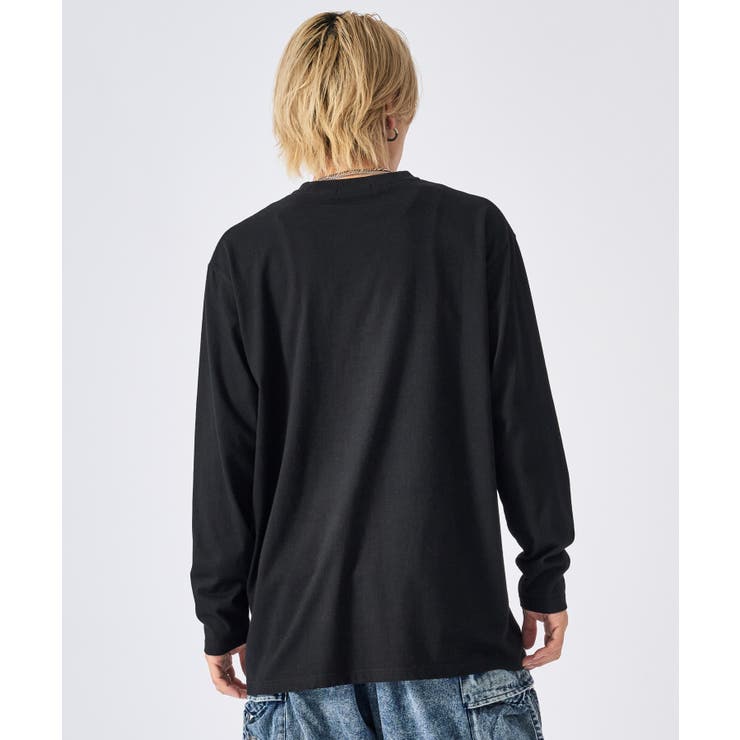 ロンT メンズ ビッグロゴ 長袖Tシャツ ストリート系 オーバーサイズ | REGIEVO | 詳細画像7 
