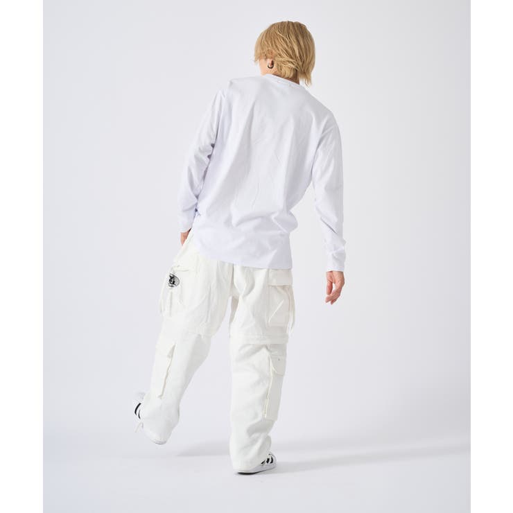 ロンT メンズ ビッグロゴ 長袖Tシャツ ストリート系 オーバーサイズ | REGIEVO | 詳細画像15 