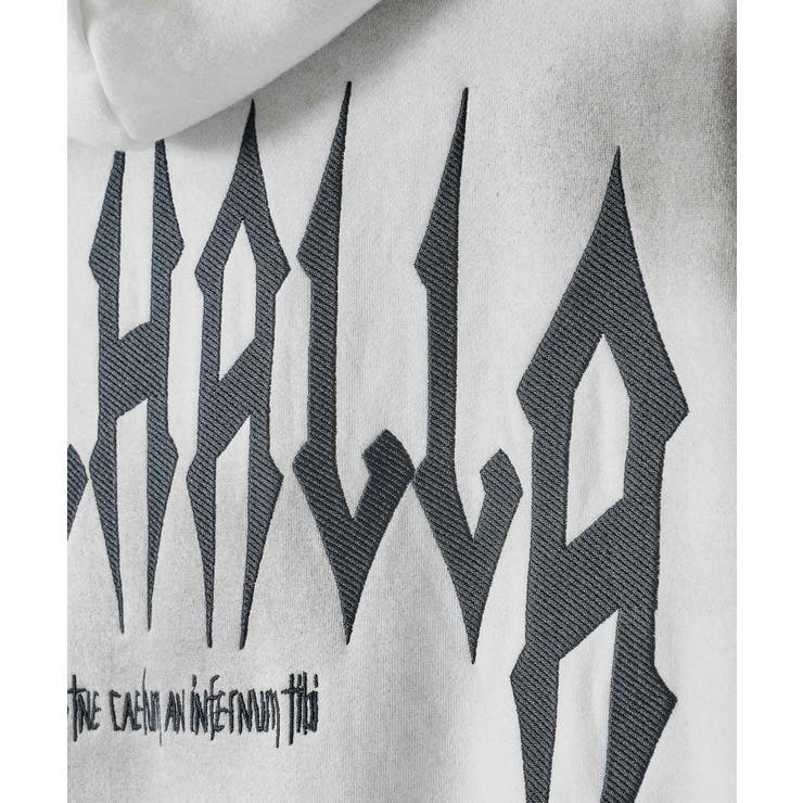 メンズ パーカー 裏起毛 スプレー加工 ストリート系 オーバーサイズ | REGIEVO | 詳細画像12 