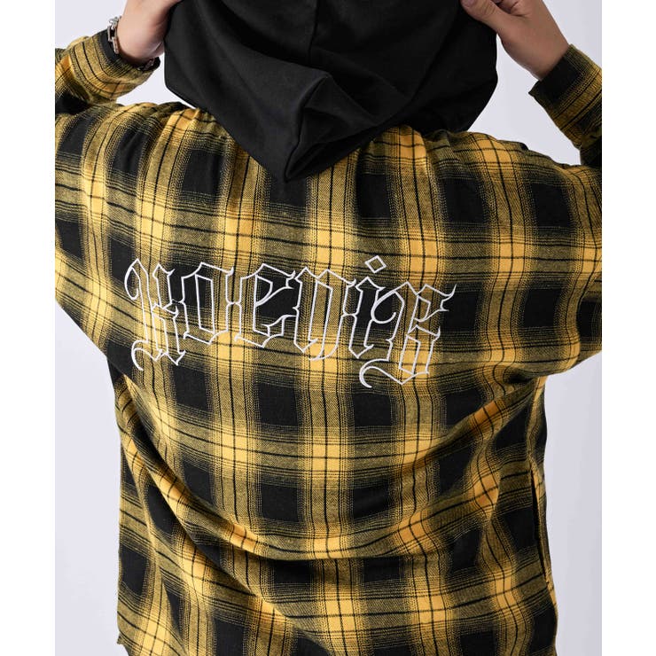 フード付き チェックシャツ | REGIEVO | 詳細画像10