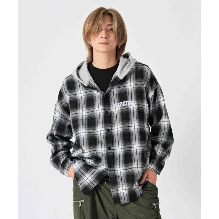 フード付き チェックシャツ | REGIEVO | 詳細画像5