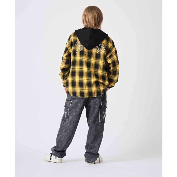 フード付き チェックシャツ | REGIEVO | 詳細画像13