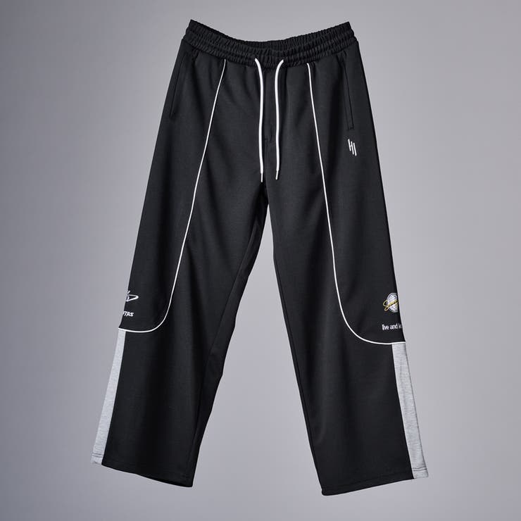 3ブラック | パイピングデザインパンツ | REGIEVO