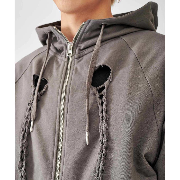 編み立てZIPパーカー | REGIEVO | 詳細画像16 