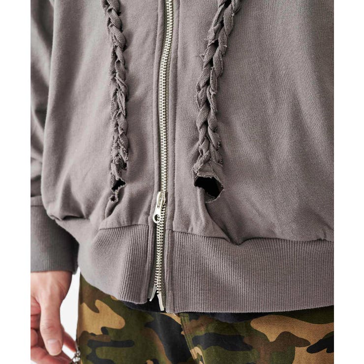 編み立てZIPパーカー | REGIEVO | 詳細画像17 