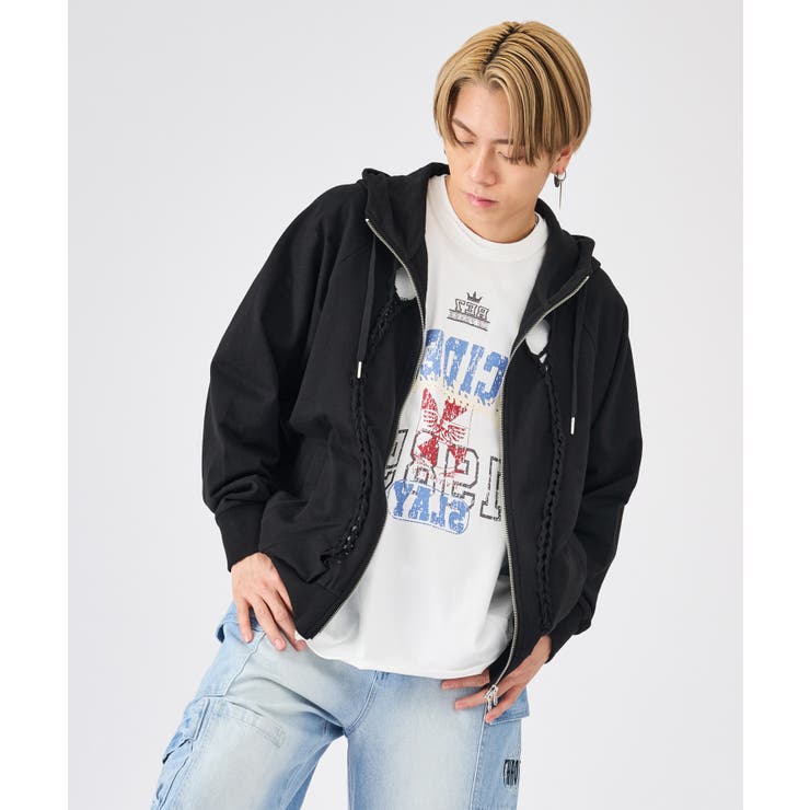 編み立てZIPパーカー | REGIEVO | 詳細画像7 