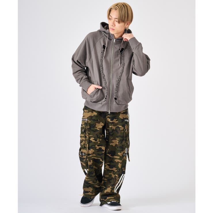 編み立てZIPパーカー | REGIEVO | 詳細画像10 