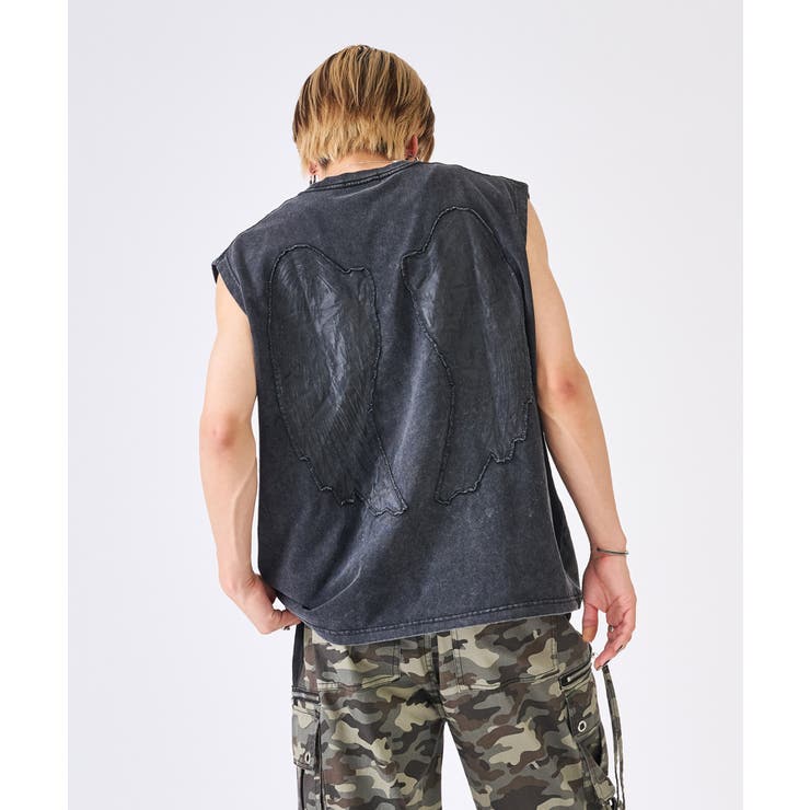 カットオフアップリケノースリーブ | REGIEVO | 詳細画像10 