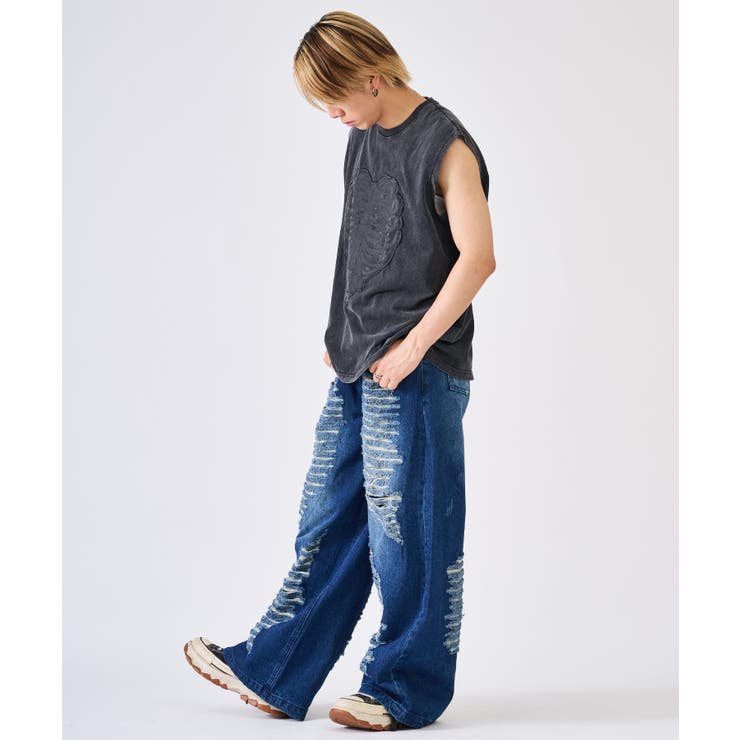 カットオフアップリケノースリーブ | REGIEVO | 詳細画像21 