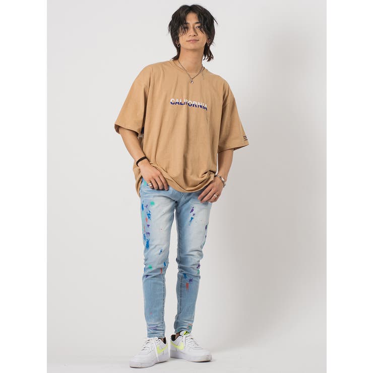 バイカラーロゴビッグシルエット Tシャツ | REGIEVO | 詳細画像8 