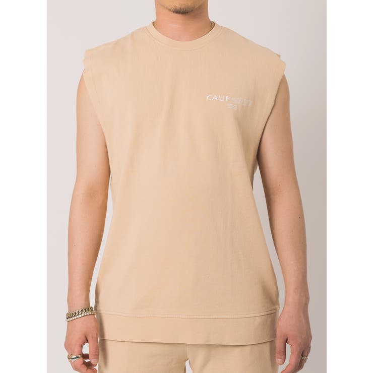ピグメント加工ノースリーブTシャツ | REGIEVO | 詳細画像17 