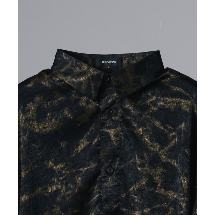 ムラプリント半袖シャツ | REGIEVO | 詳細画像13 