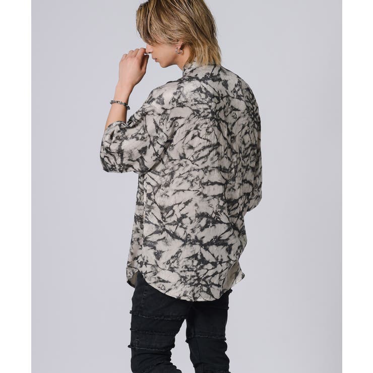 ムラプリント半袖シャツ | REGIEVO | 詳細画像3 