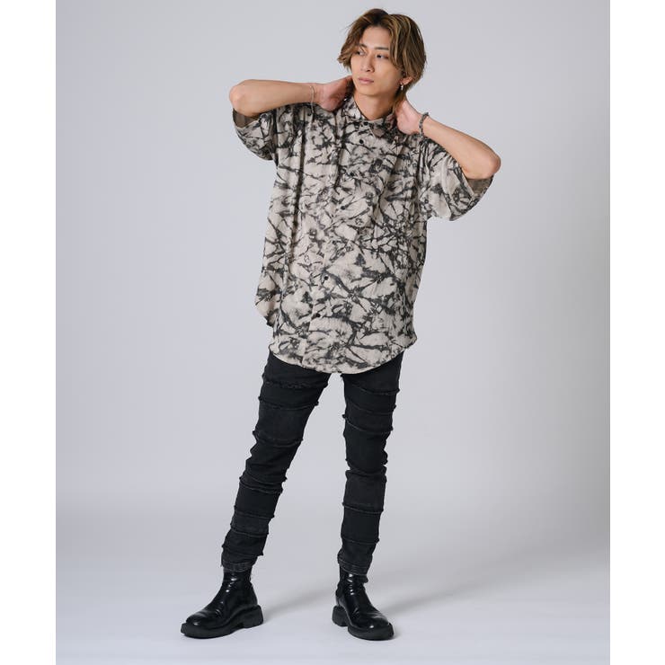 ムラプリント半袖シャツ | REGIEVO | 詳細画像18 