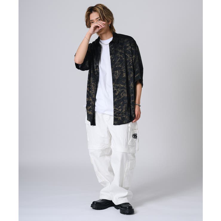 ムラプリント半袖シャツ | REGIEVO | 詳細画像23 