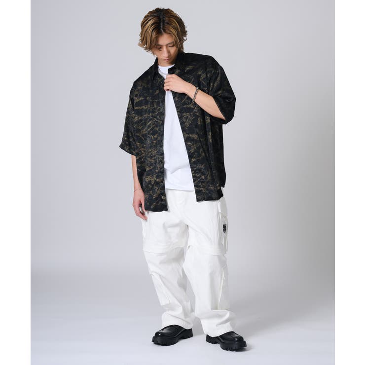 ムラプリント半袖シャツ | REGIEVO | 詳細画像25 