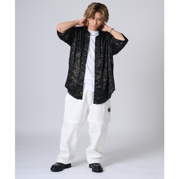 ムラプリント半袖シャツ | REGIEVO | 詳細画像26 