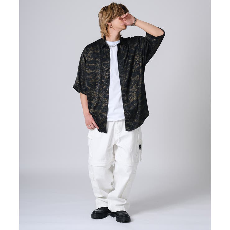 ムラプリント半袖シャツ | REGIEVO | 詳細画像27 