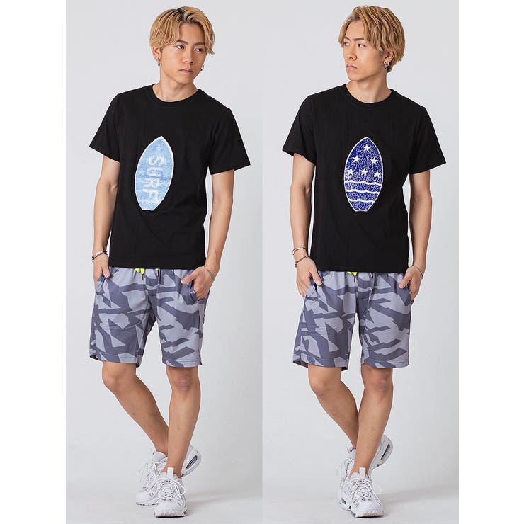 【SPORTMAX】KIBBUTZ スパンコール Tシャツ スパンコール 星刺繍Tシャツ（77-02TM01-205）｜ベータ（β