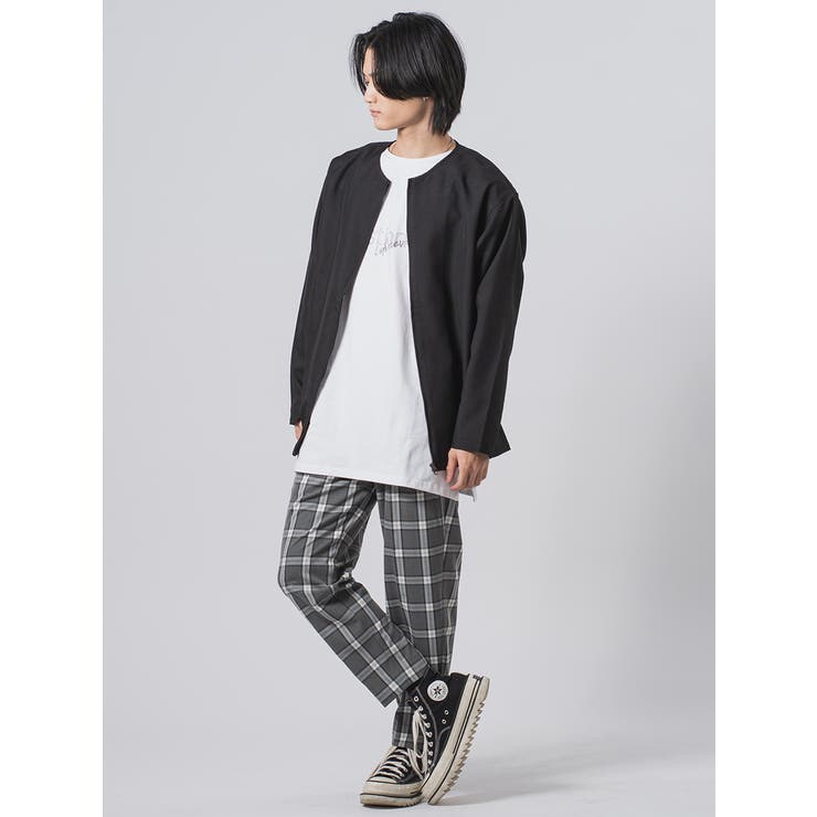 ビッグシルエットノーカラージップシャツ | REGIEVO | 詳細画像15 