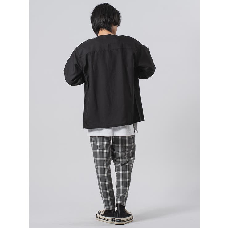 ビッグシルエットノーカラージップシャツ | REGIEVO | 詳細画像16 