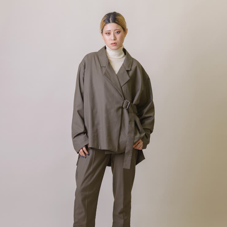 KHAKI | ワイドシルエットセットアップ | REGIEVO