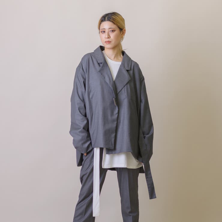 GRAY | ワイドシルエットセットアップ | REGIEVO