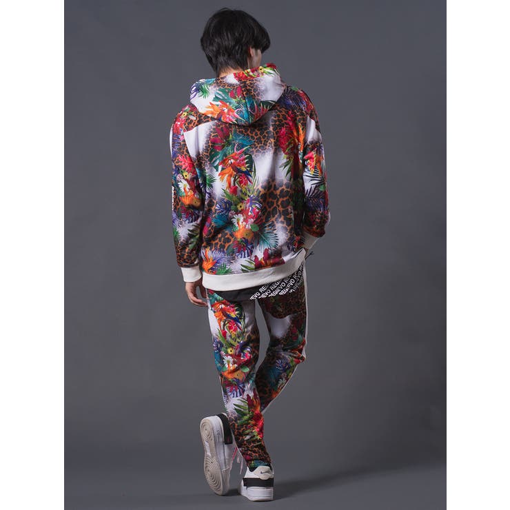 総柄転写ドロップショルダーパーカー | REGIEVO | 詳細画像5 