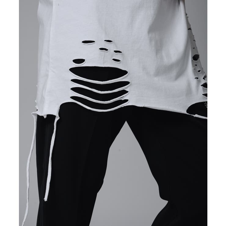 ローズ刺繍グランジTシャツ | REGIEVO | 詳細画像8 