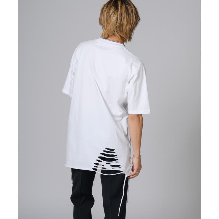 ローズ刺繍グランジTシャツ | REGIEVO | 詳細画像5 