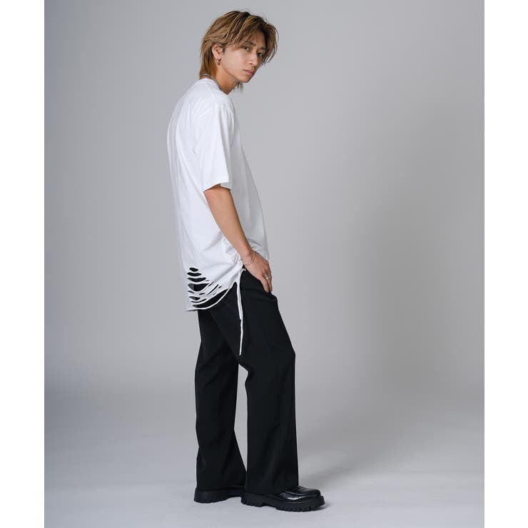 ローズ刺繍グランジTシャツ | REGIEVO | 詳細画像13 