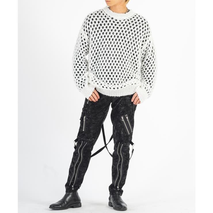 オーバーサイズレイヤードニット | REGIEVO | 詳細画像10 