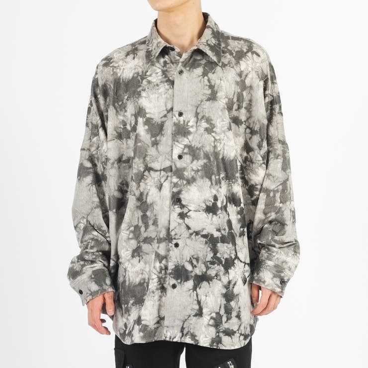 グレー | スエードシャツ メンズ シャツ モード ストリート系 | REGIEVO